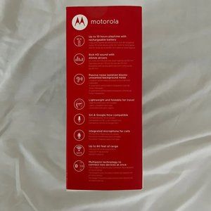 Motorola Pulse Escape Wireless Over-Ear Headphones in Black